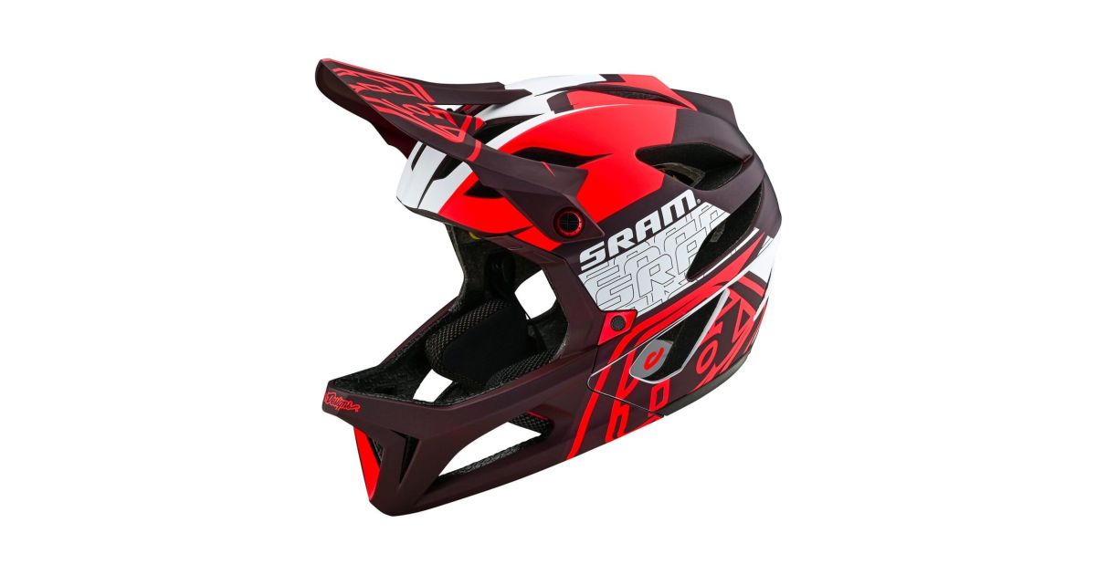 TLD FEJVÉDŐ STAGE SRAM VECTOR RED - downhillendurokerekpar.hu