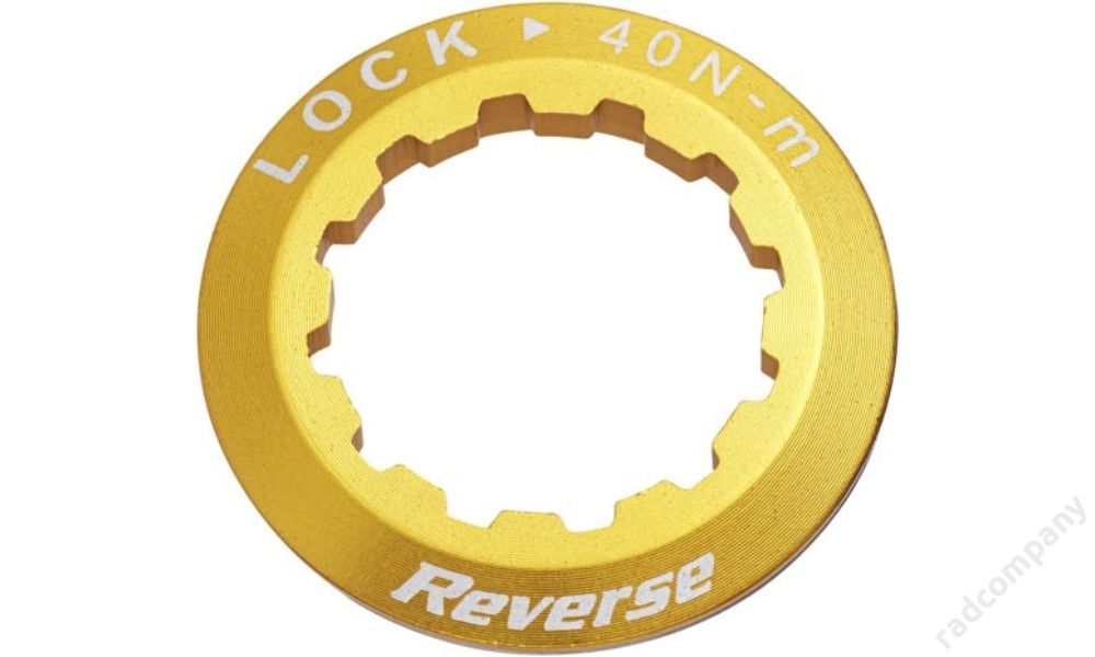 REVERSE Kazetta Lock Gyűrű, Alu, ARANY