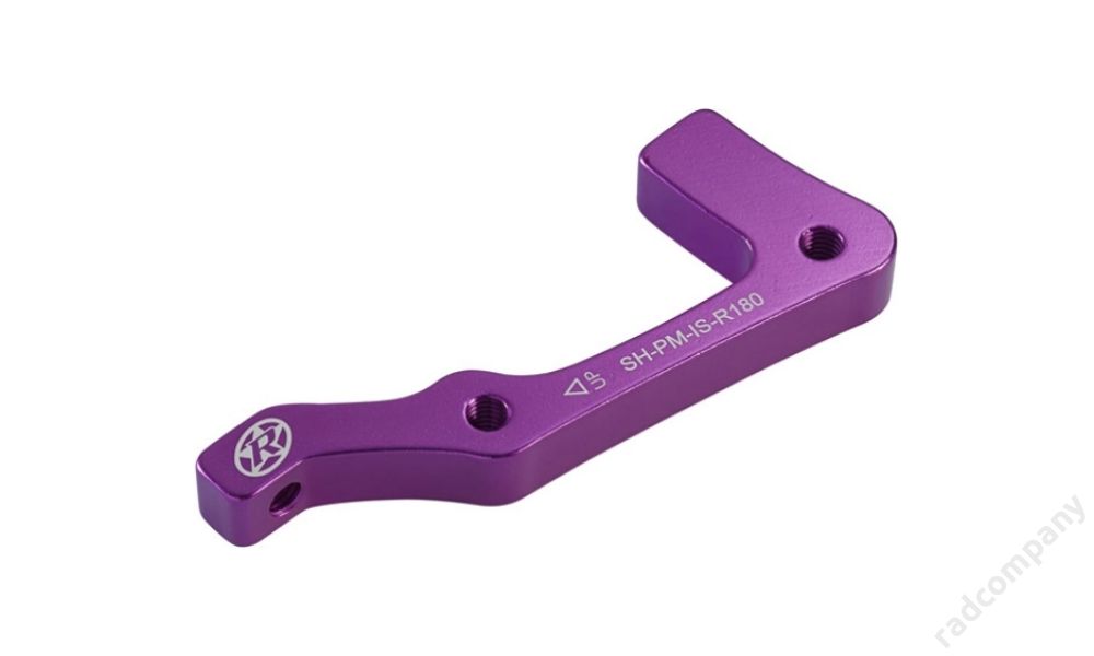 REVERSE Disc Adapter Shimano IS-PM 180 Rear, Purple