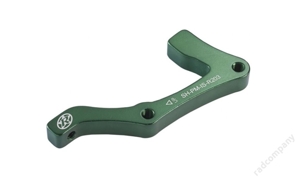 REVERSE Disc Adapter Shimano IS-PM 203 Rear, D-Green