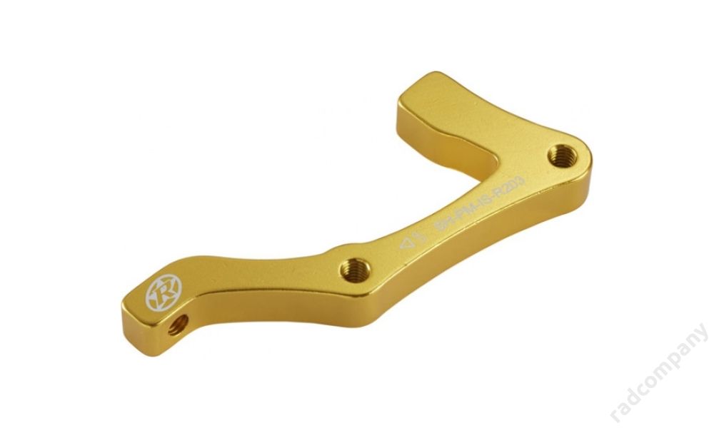 REVERSE Disc Adapter Shimano IS-PM 203 Rear, Gold
