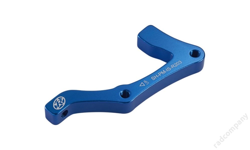 REVERSE Disc Adapter Shimano IS-PM 203 Rear, D-Blue