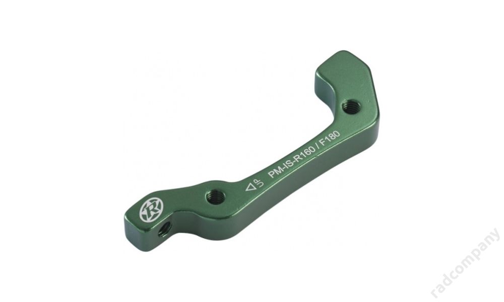 REVERSE Disc Adapter IS-PM 160 Rear & Front 180mm, dark-green