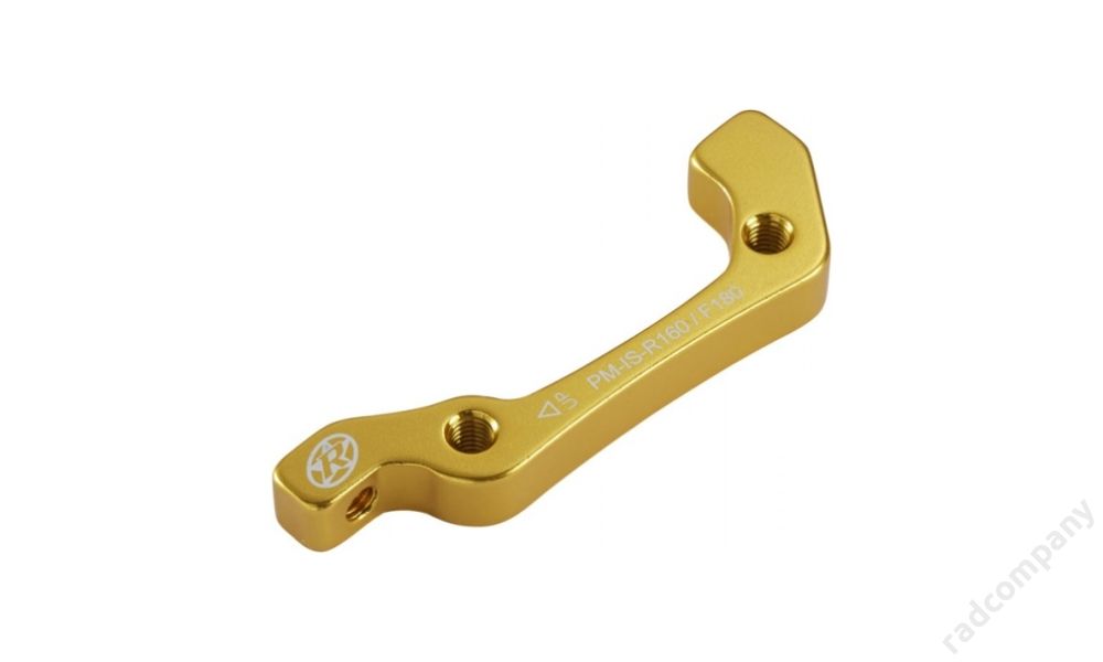 REVERSE Disc Adapter IS-PM 160 Rear & Front 180mm, gold