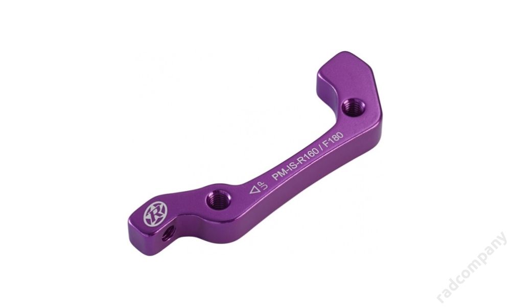 REVERSE Disc Adapter IS-PM 160 Rear & Front 180mm, purple