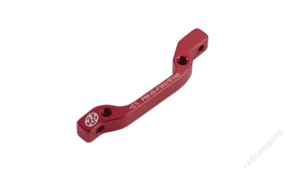 REVERSE Disc Adapter IS-PM 160 Front + Rear 140mm, red