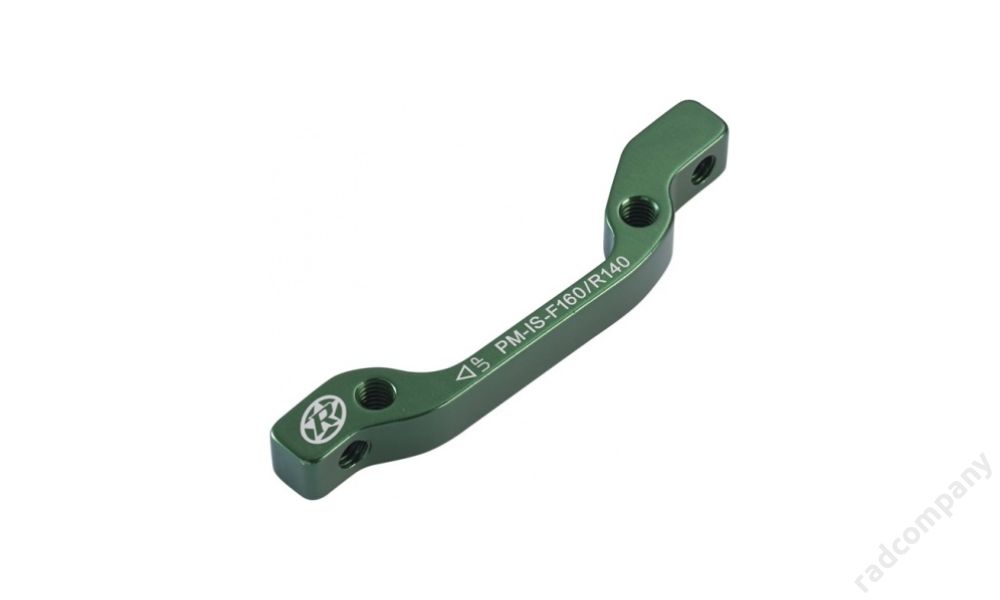 REVERSE Disc Adapter IS-PM 160 Front + Rear 140mm, dark-green