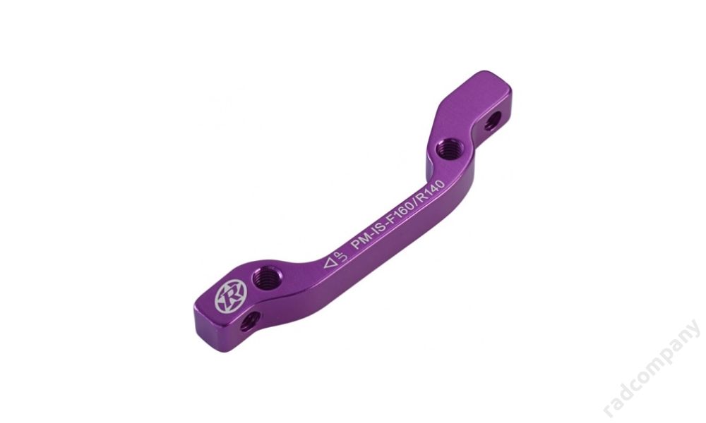 REVERSE Disc Adapter IS-PM 160 Front + Rear 140mm, purple