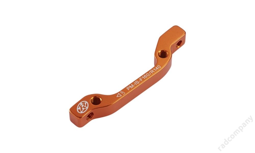 REVERSE Disc Adapter IS-PM 160 Front + Rear 140mm, orange