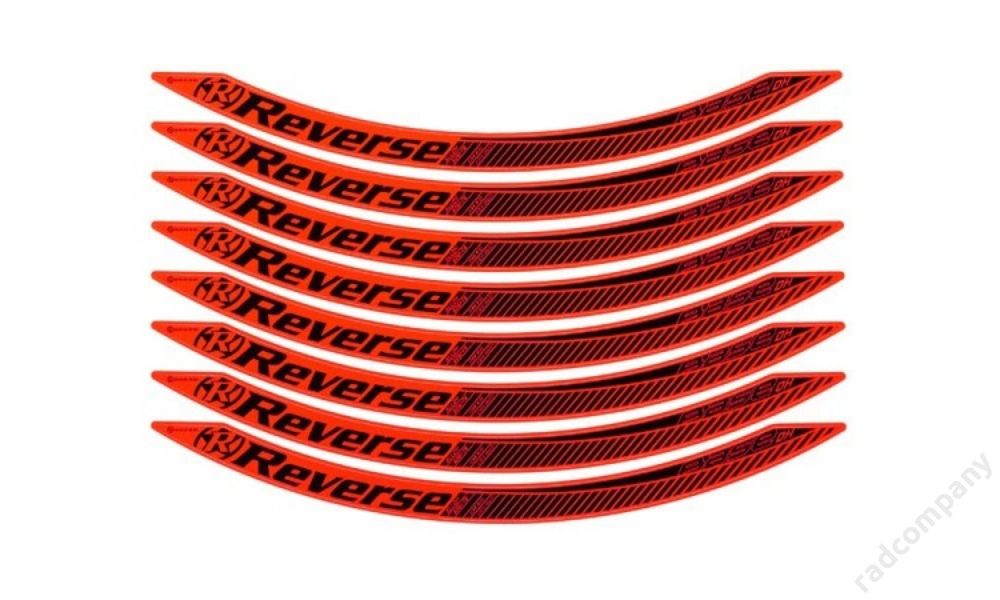 Reverse stickerkit, neon-orange, for Base DH 650B