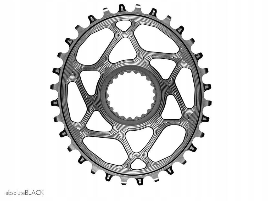 ABSOLUTEBLACK Lánckerék MTB OVAL XTR/XT M9100/M8100 directmount N/W szürke 32T