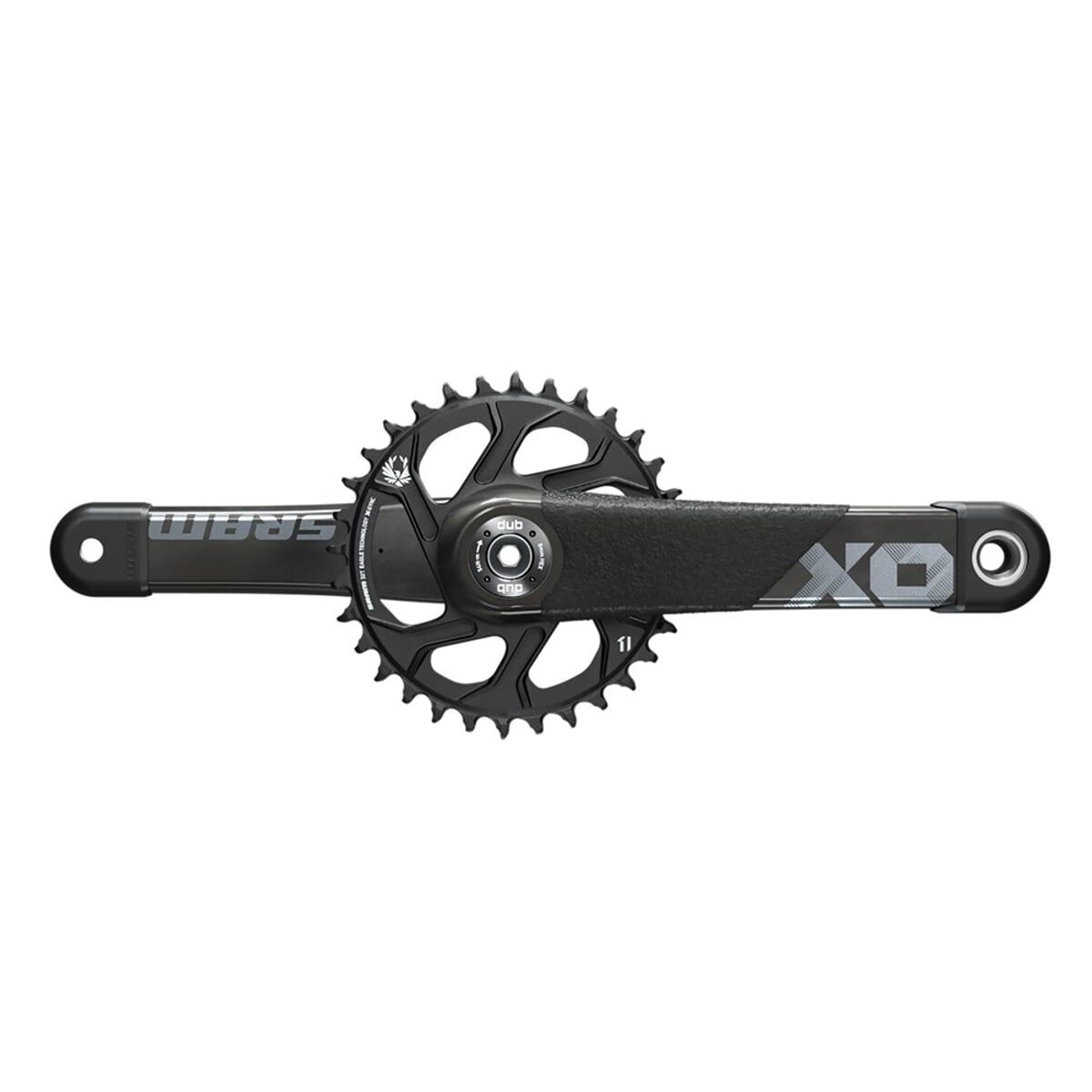 SRAM AM FC X01 ALLDH DUB83 165 BLK 34 Hajtás