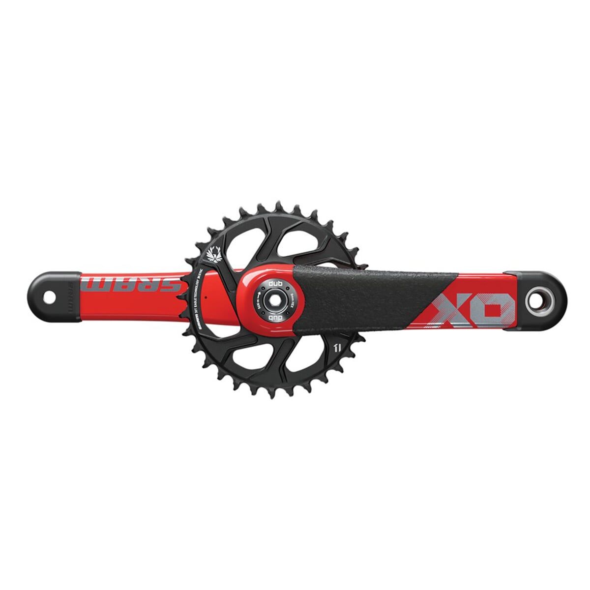 SRAM AM FC X01 ALLDH DUB83 165 RED 34 Hajtás