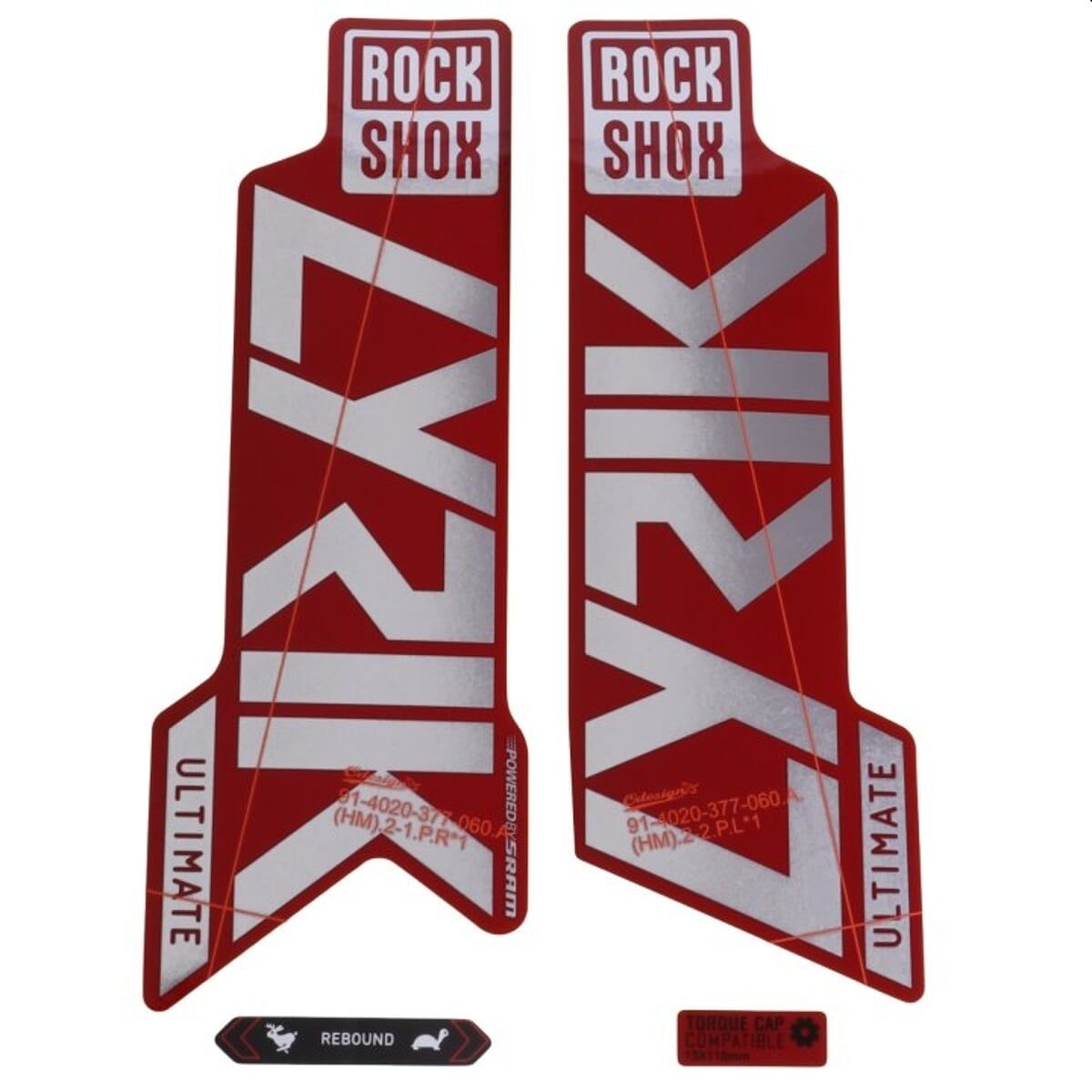 ROCKSHOX AM DECAL LYRIK ULT 27/29 GPLRF/RED