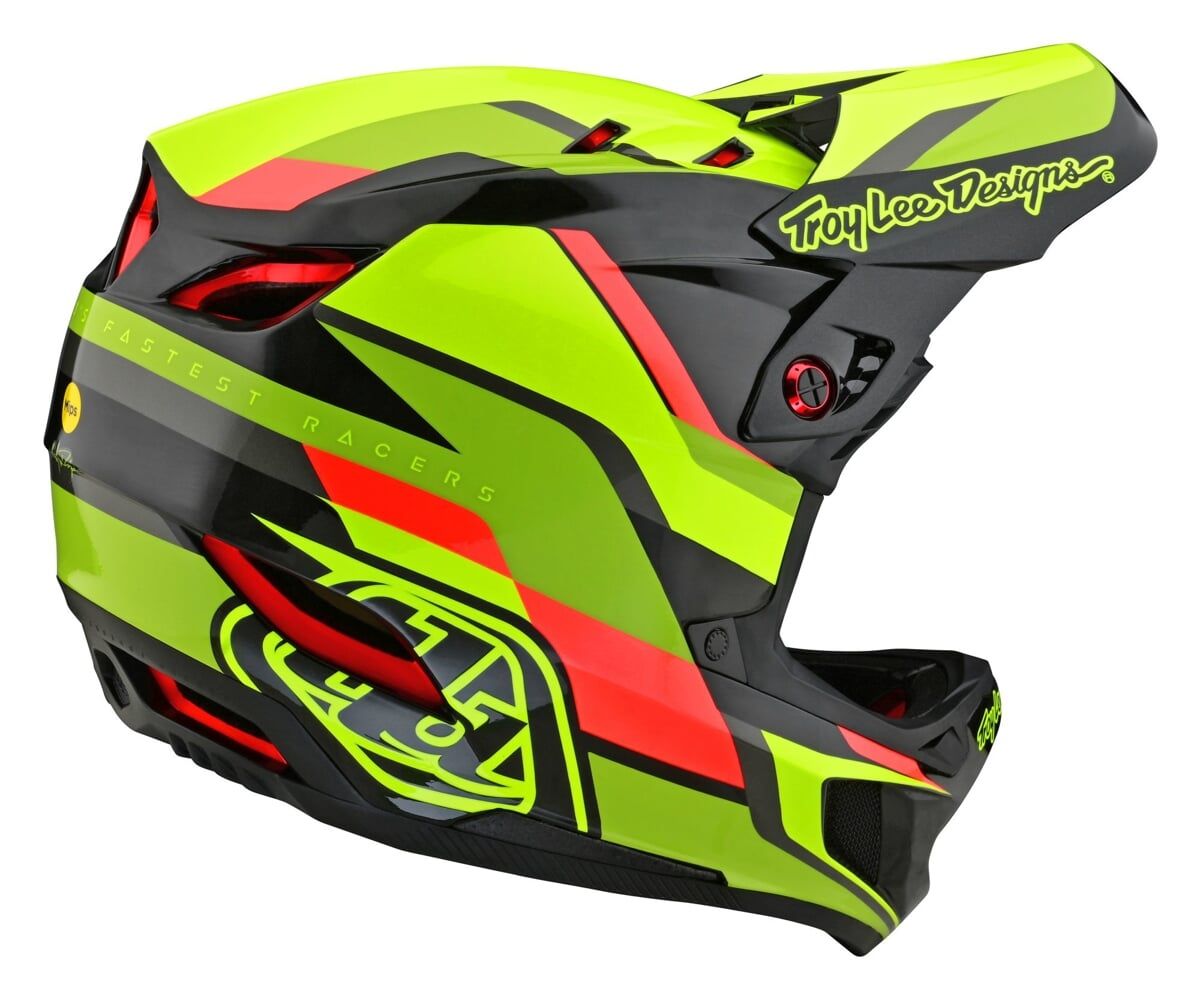 TLD FEJVÉDŐ D4 CARBON MIPS BLACK / YELLOW