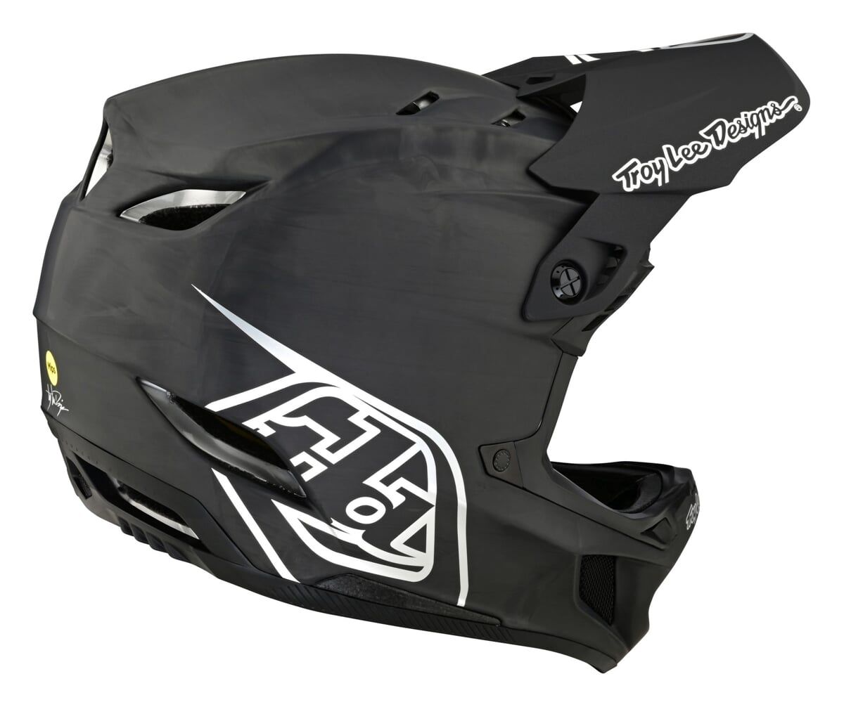 TLD FEJVÉDŐ D4 CARBON MIPS STEALTH BLACK / SILVER 