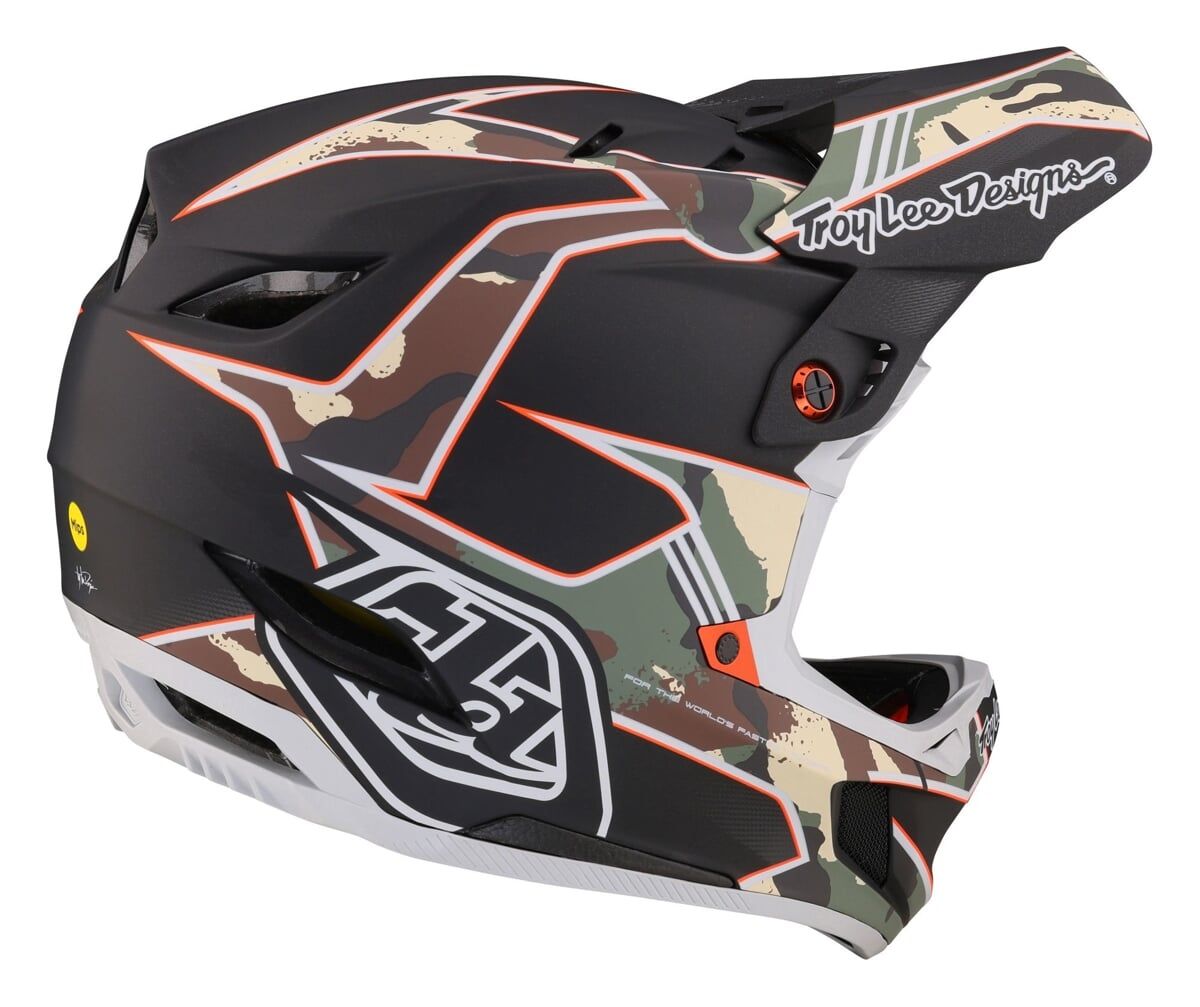 TLD FEJVÉDŐ D4 COMPOSITE MIPS MATRIX CAMO ARMY GREEN