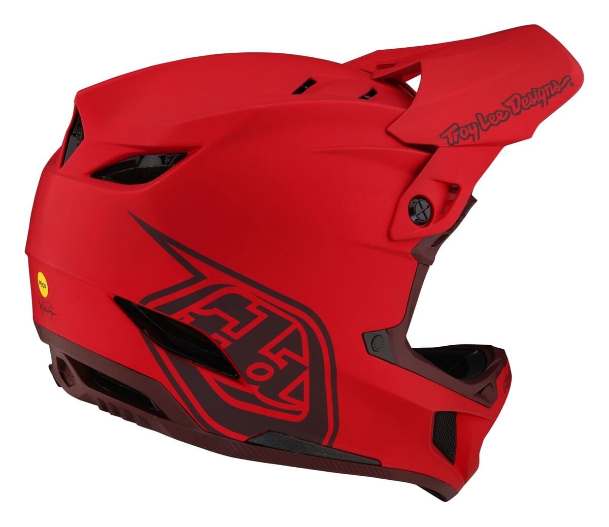 TLD FEJVÉDŐ D4 COMPOSITE MIPS STEALTH RED