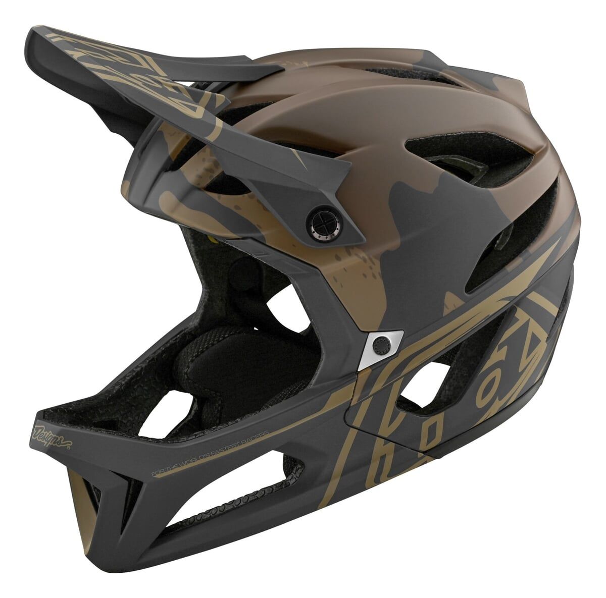 TLD FEJVÉDŐ STAGE STEALTH CAMO OLIVE XS