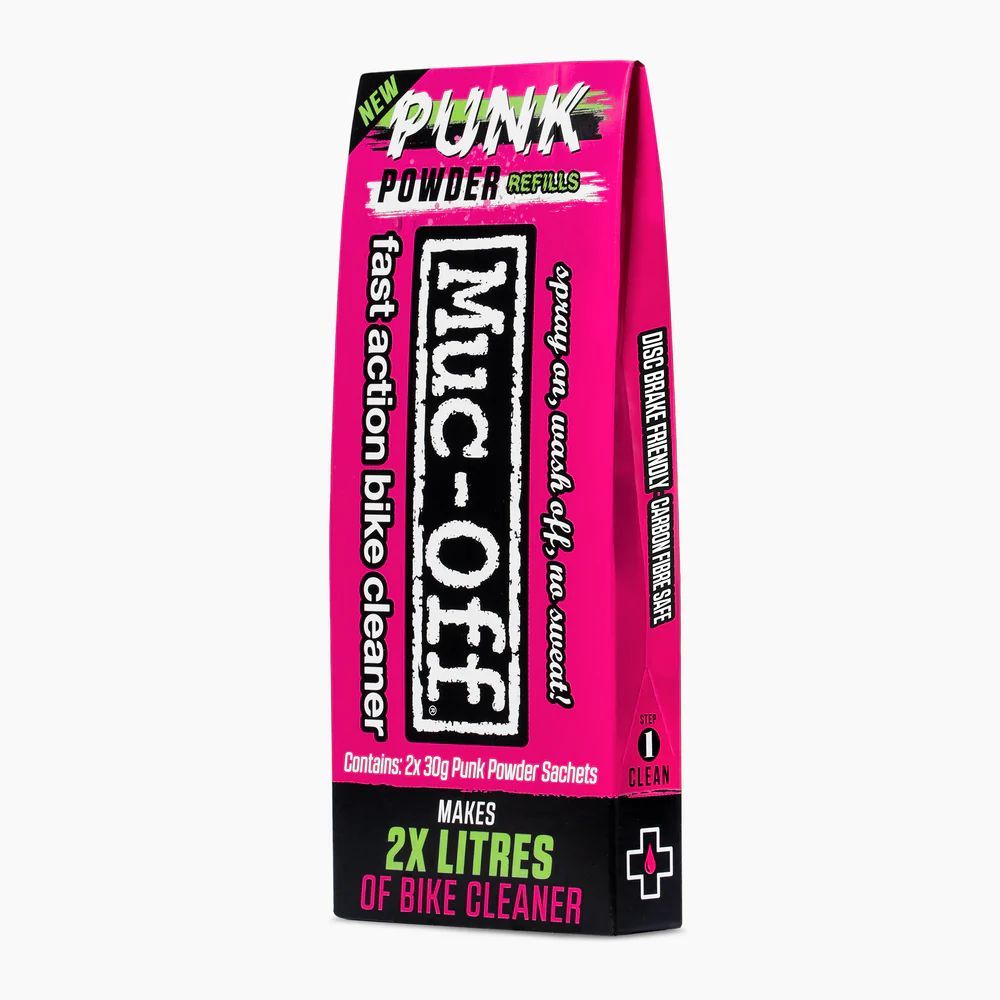 Muc-Off Punk Powder Bike Cleaner 2X – utántöltő por 2x30g (2 liter)