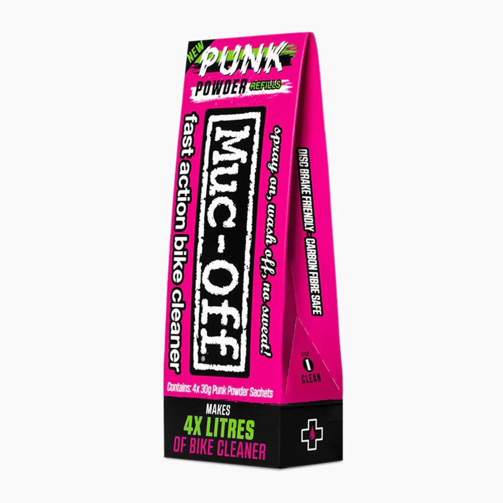 Muc-Off Punk Powder Bike Cleaner 4X – utántöltő por 4x30g (4liter)