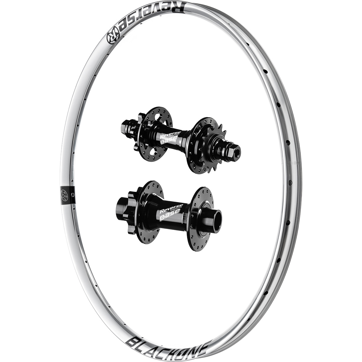 REVERSE Black-ONE 26" (Black/Silver) FW Ø20mm Multi RW 135/10mm Singlespeed Kerékszett REVERSE Black-ONE 26" (Black/Silver) FW Ø20mm Multi RW 135/10mm Singlespeed Kerékszett