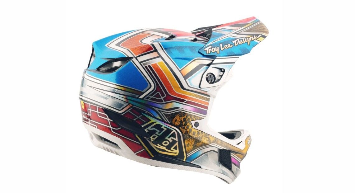 TLD FEJVÉDŐ D4 CARBON LOWRIDER BLUE Sisak