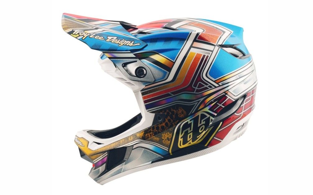 TLD FEJVÉDŐ D4 CARBON LOWRIDER BLUE Sisak