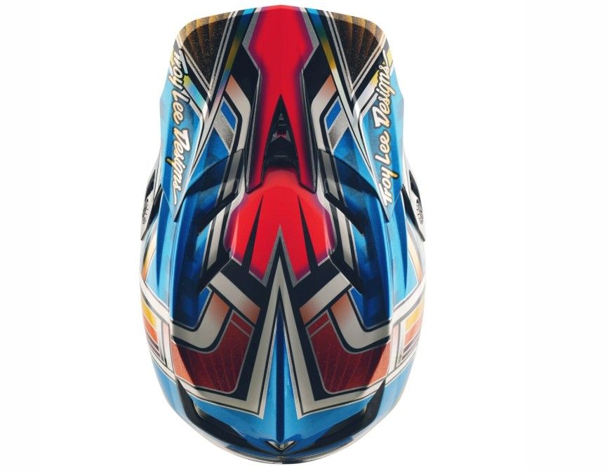 TLD FEJVÉDŐ D4 CARBON LOWRIDER BLUE Sisak