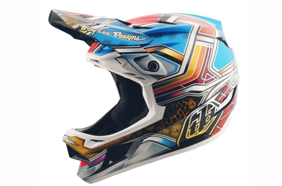 TLD FEJVÉDŐ D4 CARBON LOWRIDER BLUE Sisak
