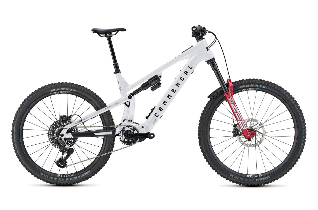 2026 COMMENCAL META POWER SX AVINOX ROCKSHOX PURE WHITE E-BIKE