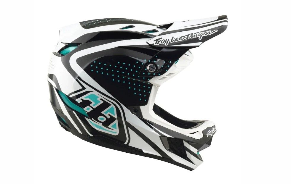 TLD D4 POLYACRYLITE MIPS THE LINE CHARCOAL / WHITE FEJVÉDŐ 