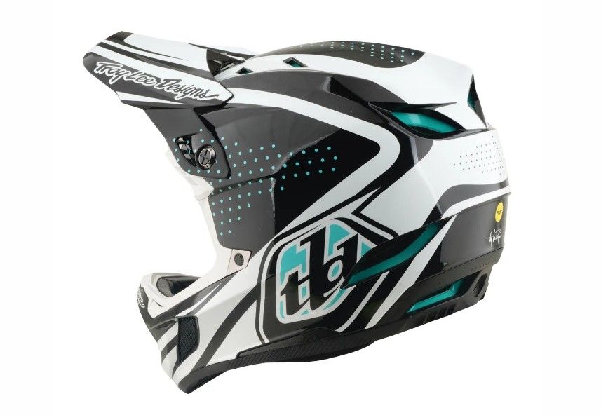 TLD D4 POLYACRYLITE MIPS THE LINE CHARCOAL / WHITE FEJVÉDŐ 