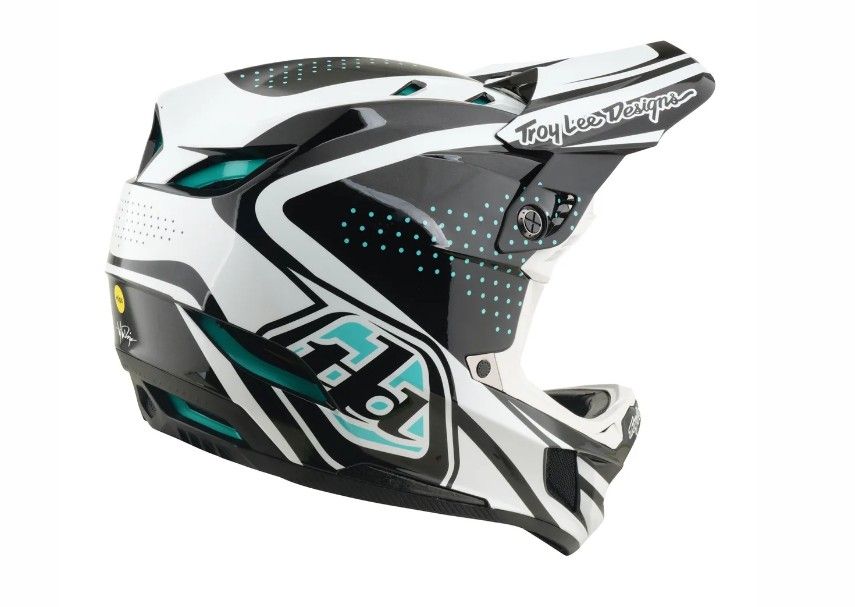 TLD D4 POLYACRYLITE MIPS THE LINE CHARCOAL / WHITE FEJVÉDŐ 