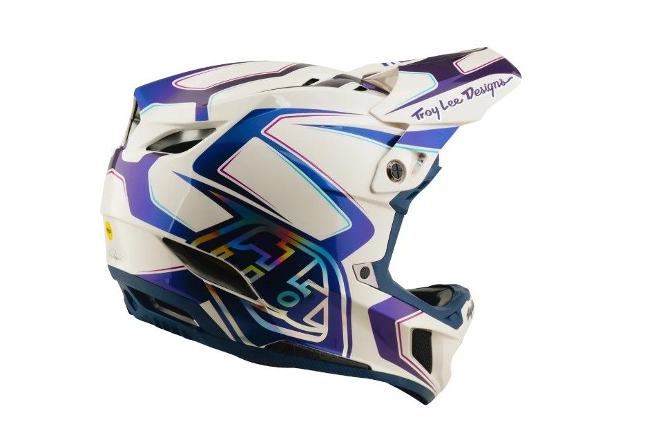 TLD D4 COMPOSITE MIPS FLARED WHITE / INDIGO FEJVÉDŐ 