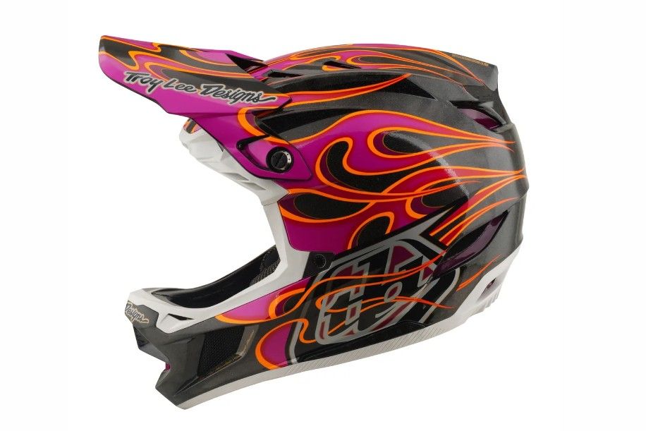 TLD D4 CARBON MIPS TORCHED CARBON / MAGENTA FEJVÉDŐ 
