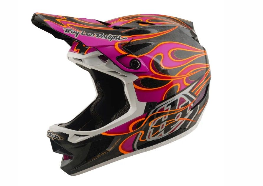 TLD D4 CARBON MIPS TORCHED CARBON / MAGENTA FEJVÉDŐ 
