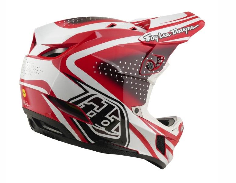 TLD D4 POLYACRYLITE MIPS THE LINE FIRE / WHITE FEJVÉDŐ 