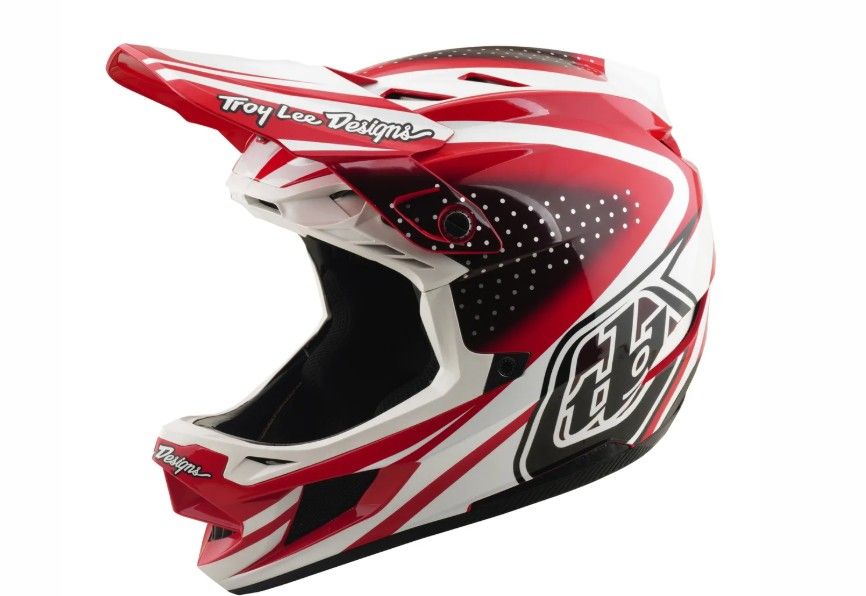 TLD D4 POLYACRYLITE MIPS THE LINE FIRE / WHITE FEJVÉDŐ 