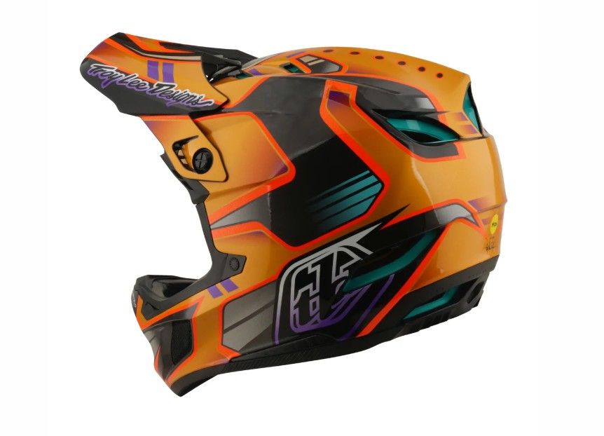 TLD D4 CARBON MIPS CREST GOLD FEJVÉDŐ 