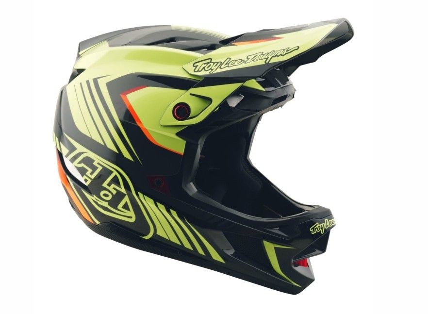 TLD D4 POLYACRYLITE QUALIFIER BLACK / YELLOW FEJVÉDŐ