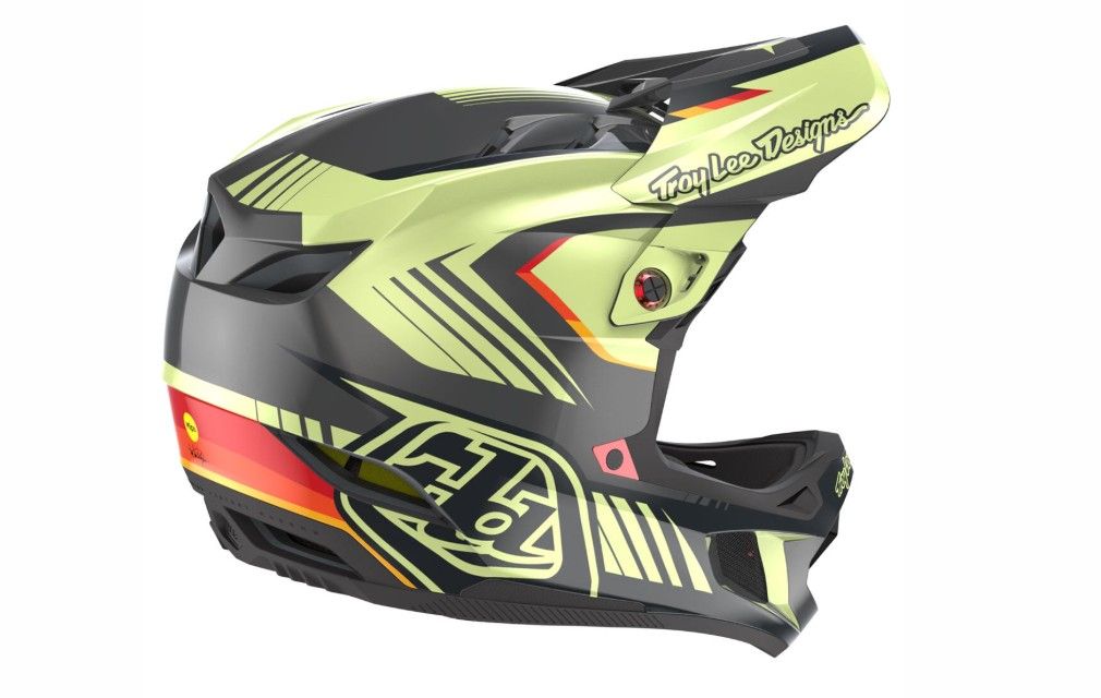 TLD D4 POLYACRYLITE QUALIFIER BLACK / YELLOW FEJVÉDŐ