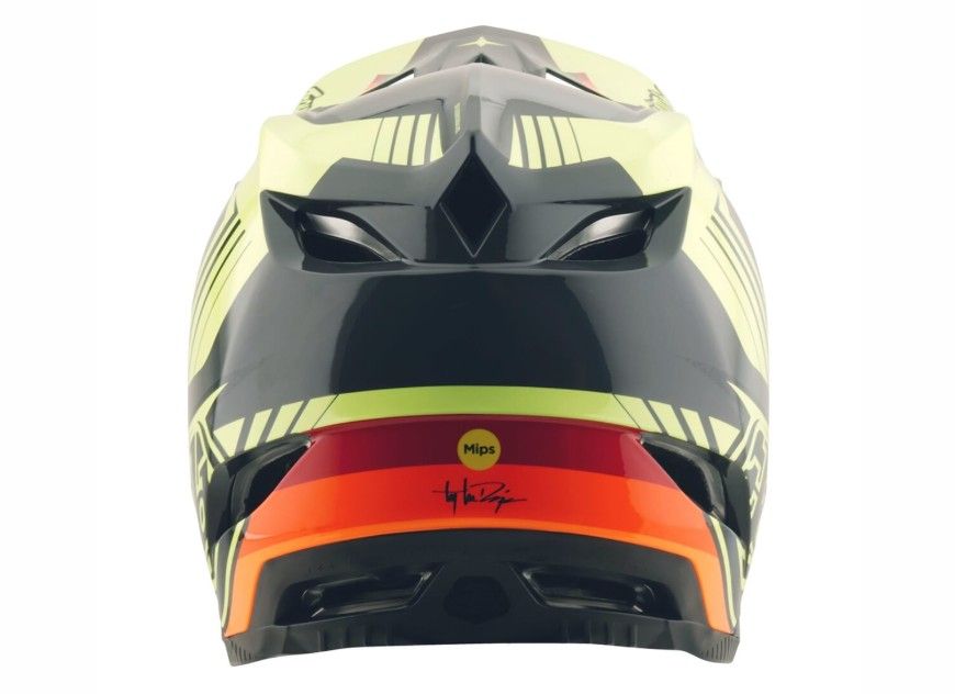 TLD D4 POLYACRYLITE QUALIFIER BLACK / YELLOW FEJVÉDŐ