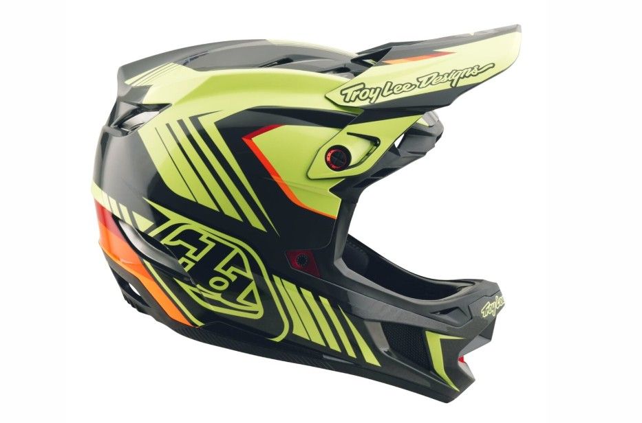 TLD D4 POLYACRYLITE QUALIFIER BLACK / YELLOW FEJVÉDŐ