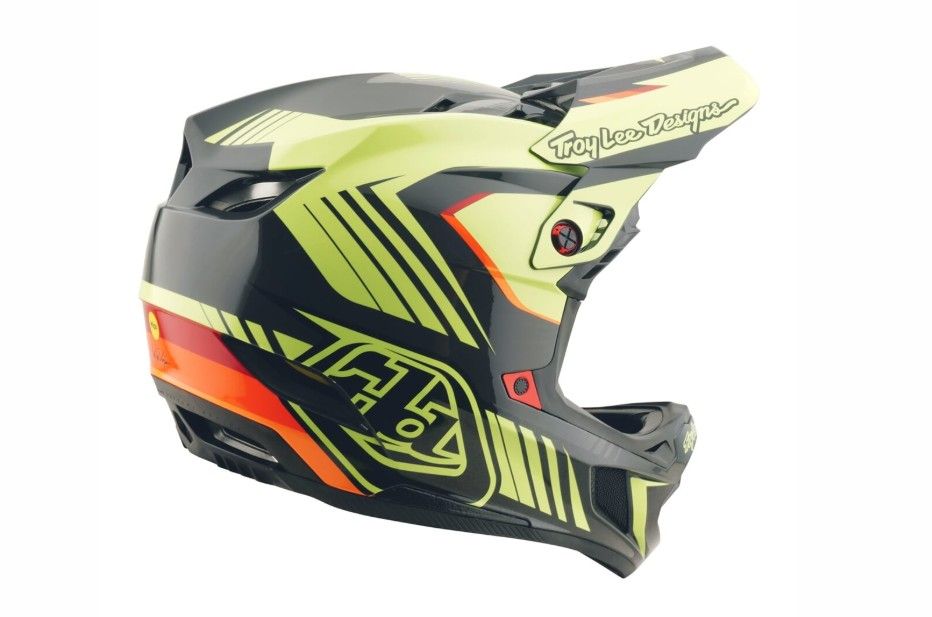 TLD D4 POLYACRYLITE QUALIFIER BLACK / YELLOW FEJVÉDŐ